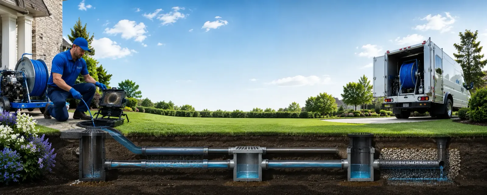 Outdoor drain cleaning information for Russell, MN